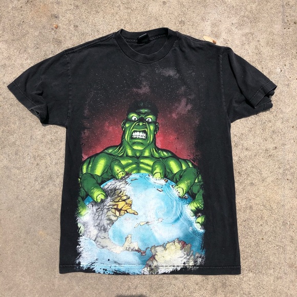 Vintage Hulk World Marvel Shirt - Picture 1 of 2